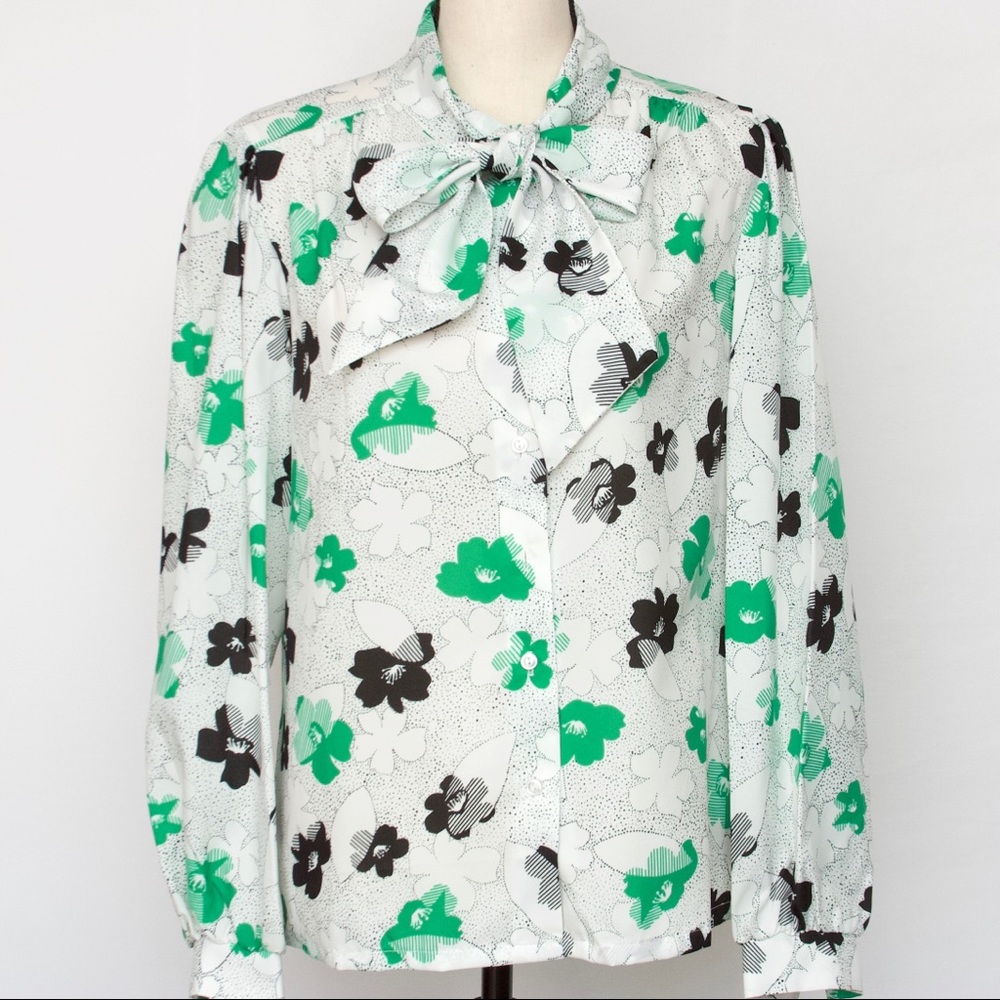 Vintage Judy Bond Blouse Sz 16